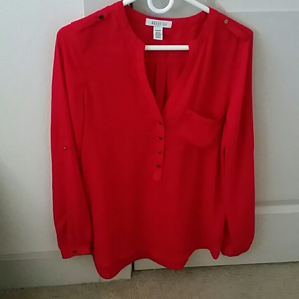 Long to 3/4 sleeve blouse